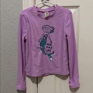 Purple Mermaid Long Sleeve Shirt